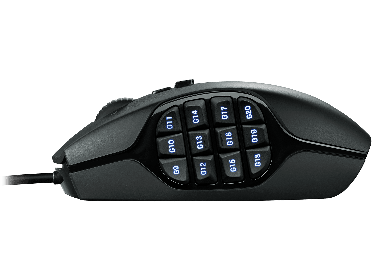 Mouse Cableado Logitech G600 para juegos MMO 910-003879 20 Botones 8K Dpi Gaming